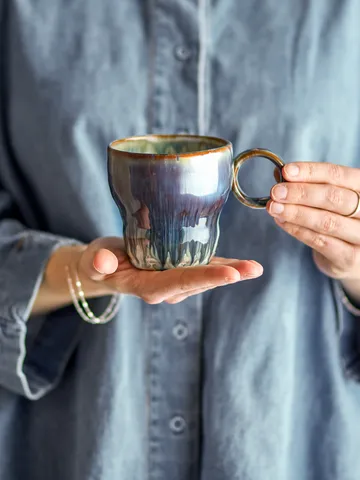 Tasse Nigel, lot de 4 - Bleu - Bloomingville