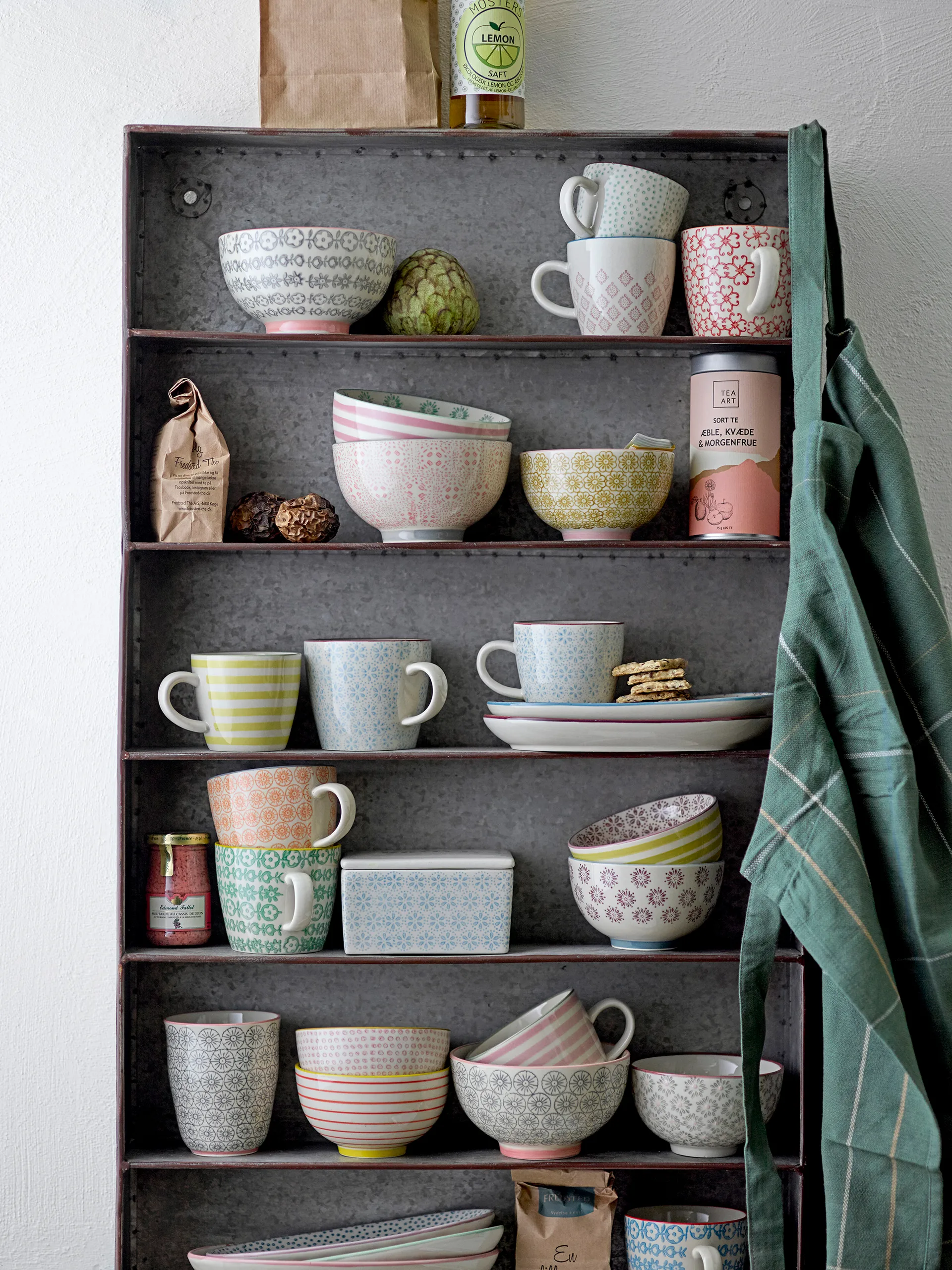 Tasse Patricia 30 cl, 3 pièces Bleu Bloomingville