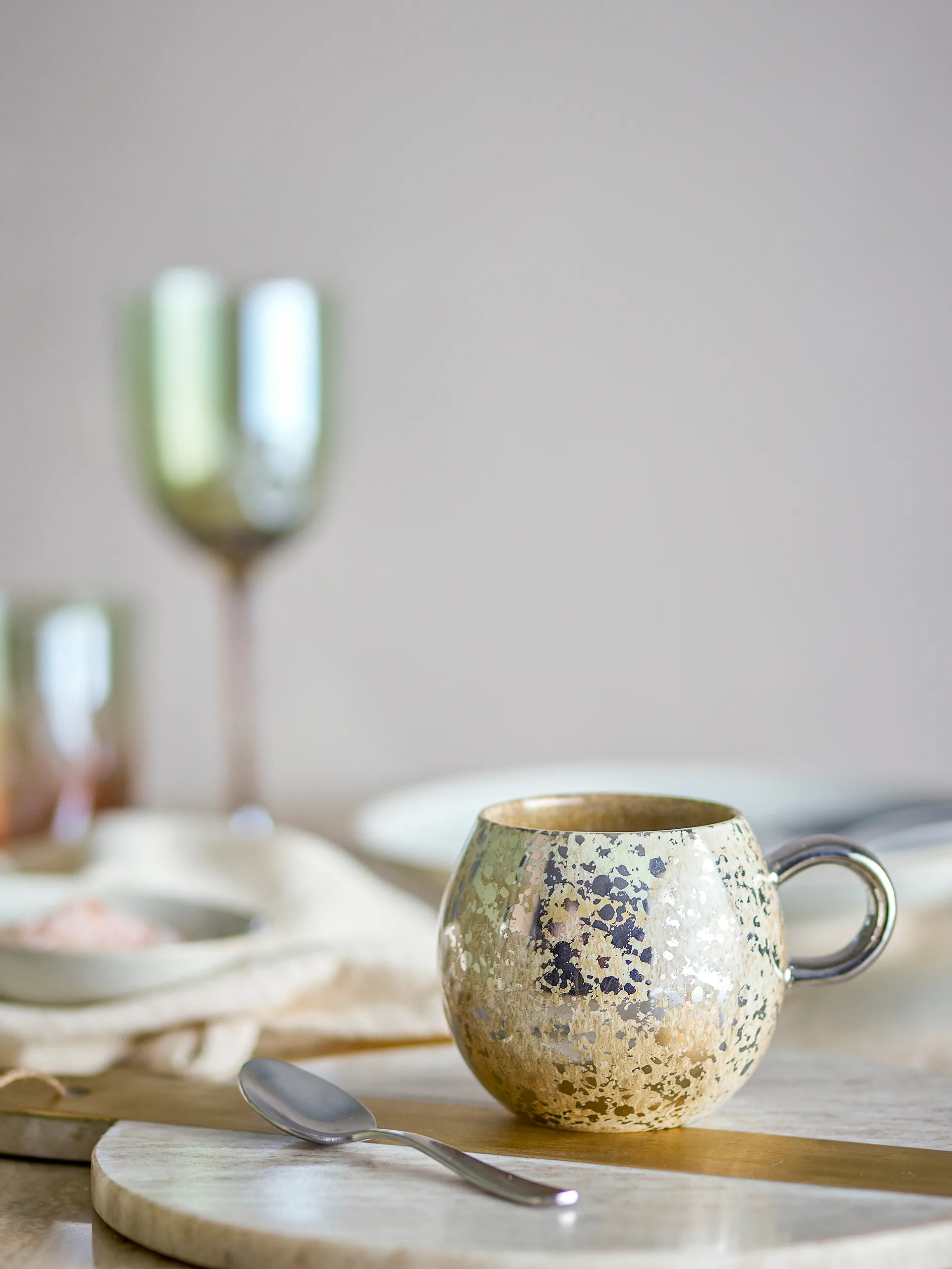 Tasse Paula 24 cl, Jaune Bloomingville