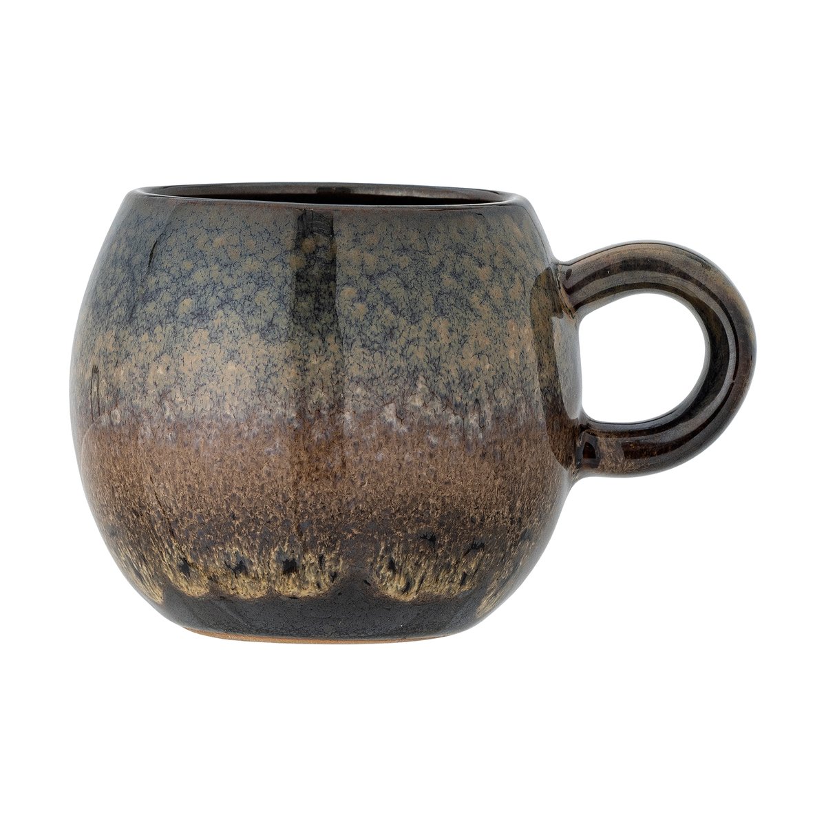 Bloomingville Tasse Paula 27,5 cl Noir-brun | Design Scandinave | Tasses à café | Marron