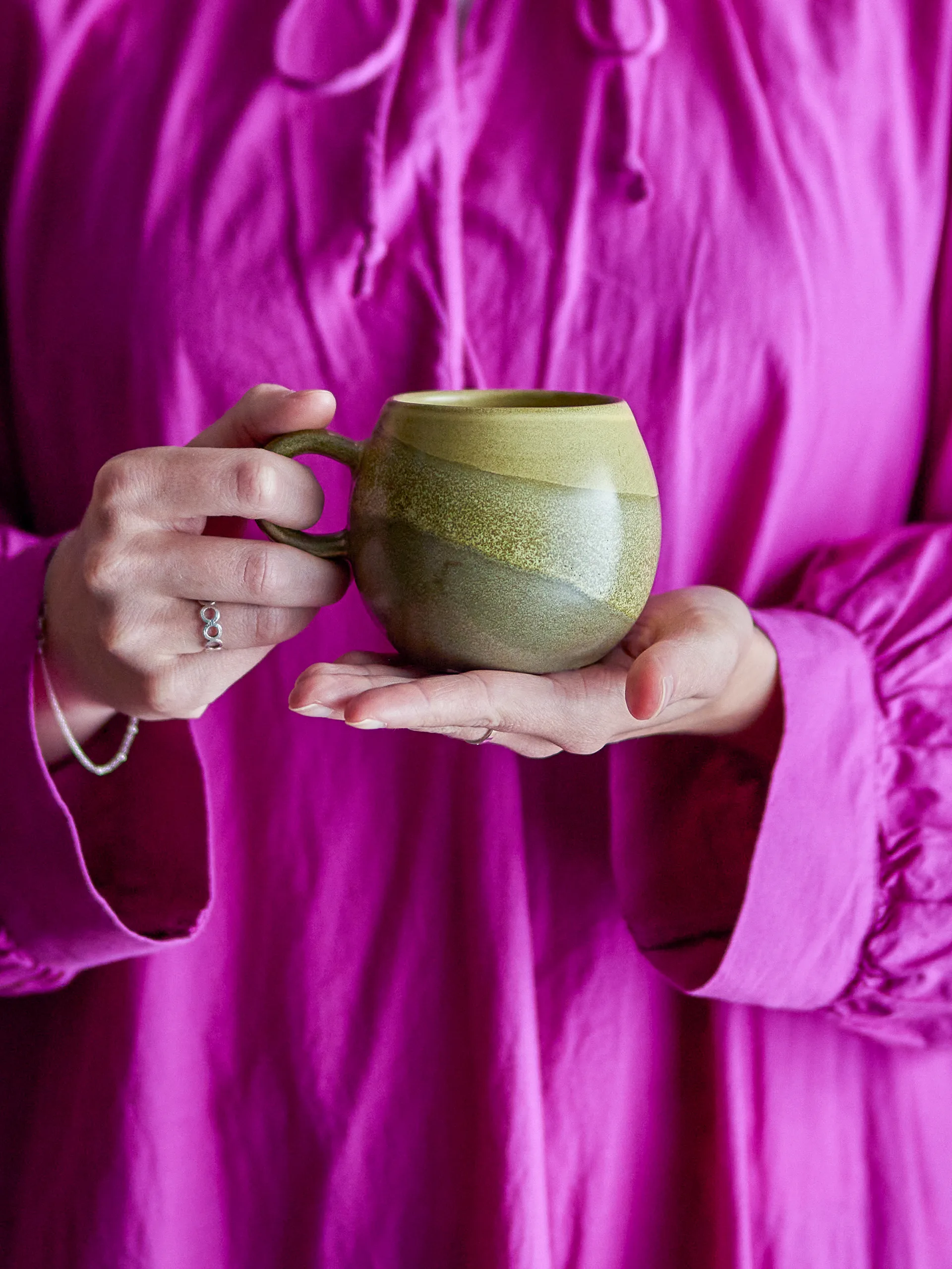 Tasse Paula 27,5 cl, Vert-vert Bloomingville