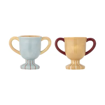 Tasse Trophy, lot de 2 - Bleu - Bloomingville
