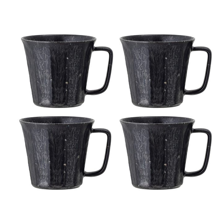 Tasse Yoko 32 cl Lot de 4 - Noir - Bloomingville