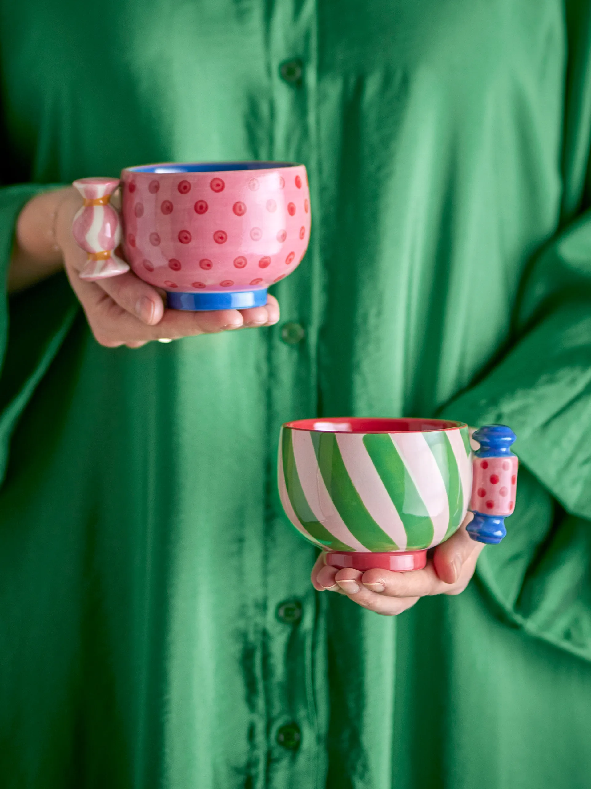 Tasses Caramella 25 cl, 2 pièces, Rose Bloomingville