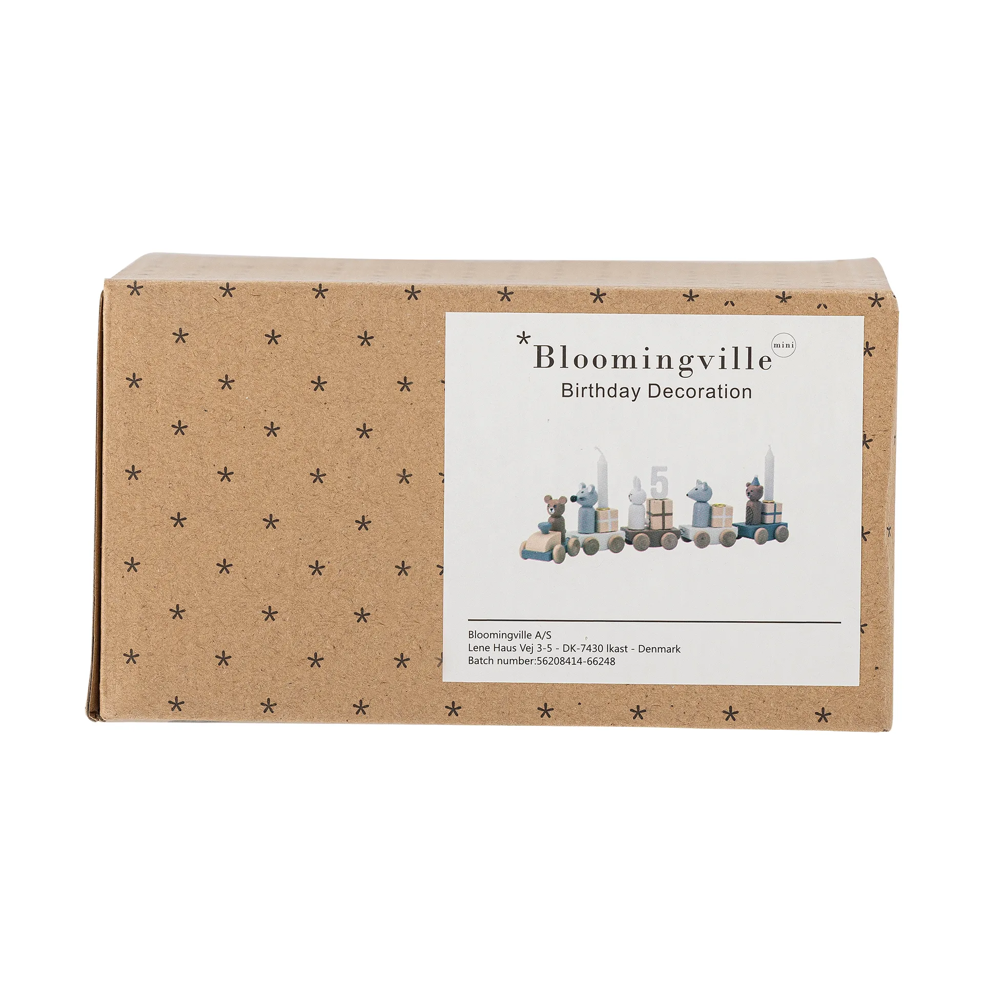 Train d'anniversaire Junaid, Marron Bloomingville