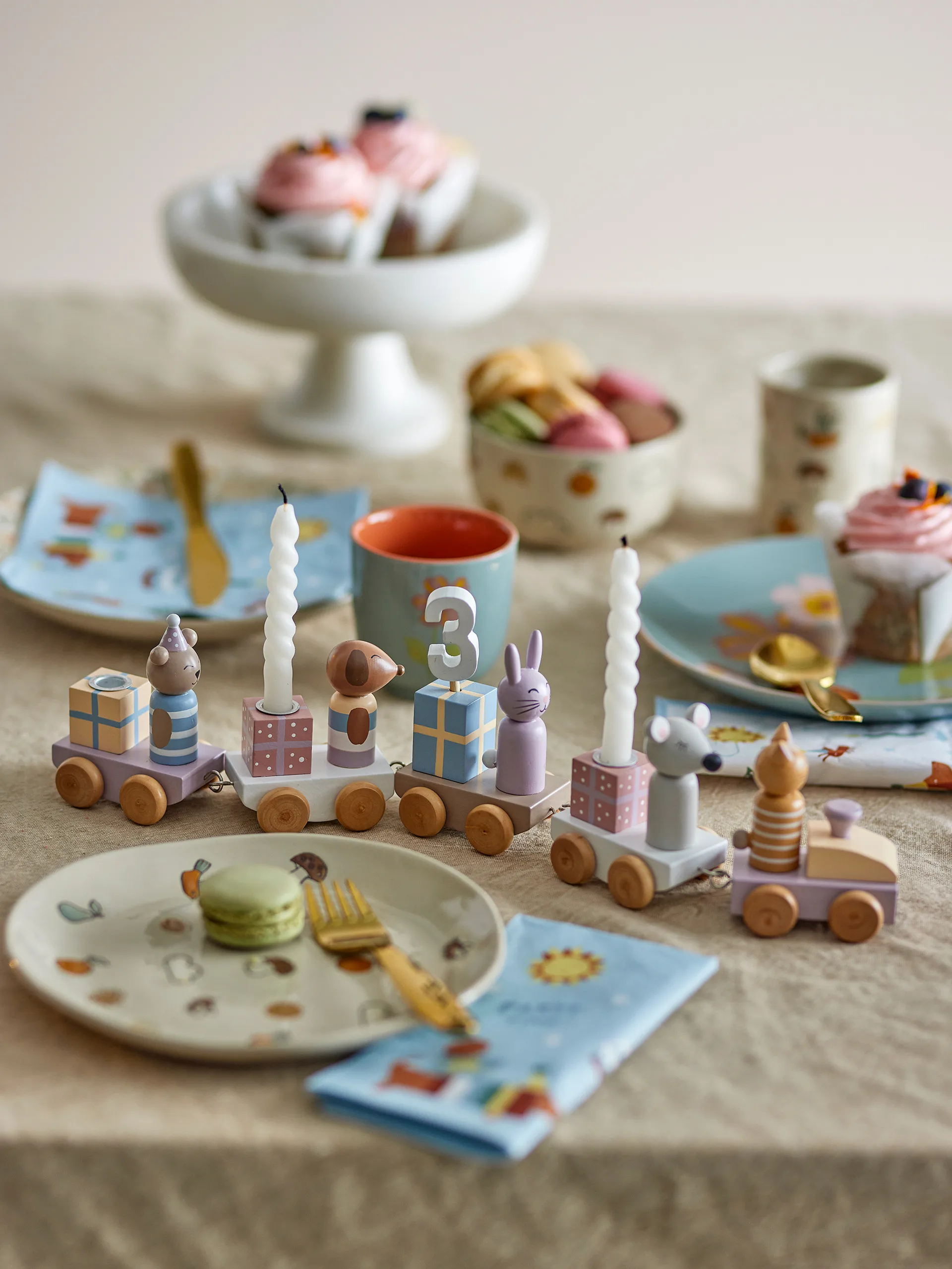 Train d'anniversaire Junaid, Rose Bloomingville