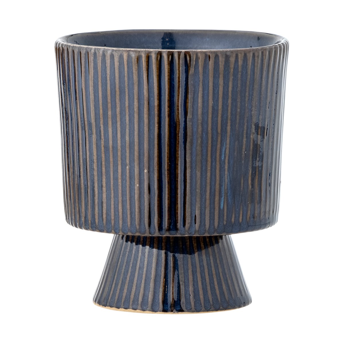 Bloomingville Vase à fleurs Ayleen 12,5 cm Bleu | Design Scandinave | Vases | Bleu