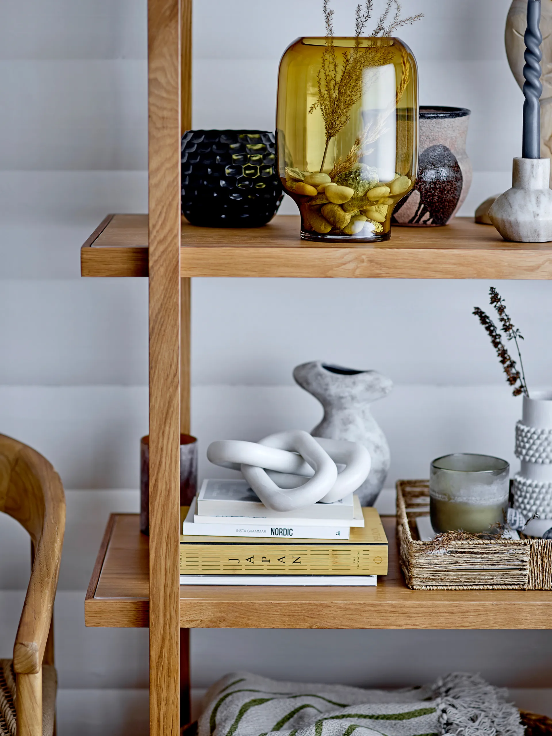 Vase Adine 25 cm, Jaune Bloomingville