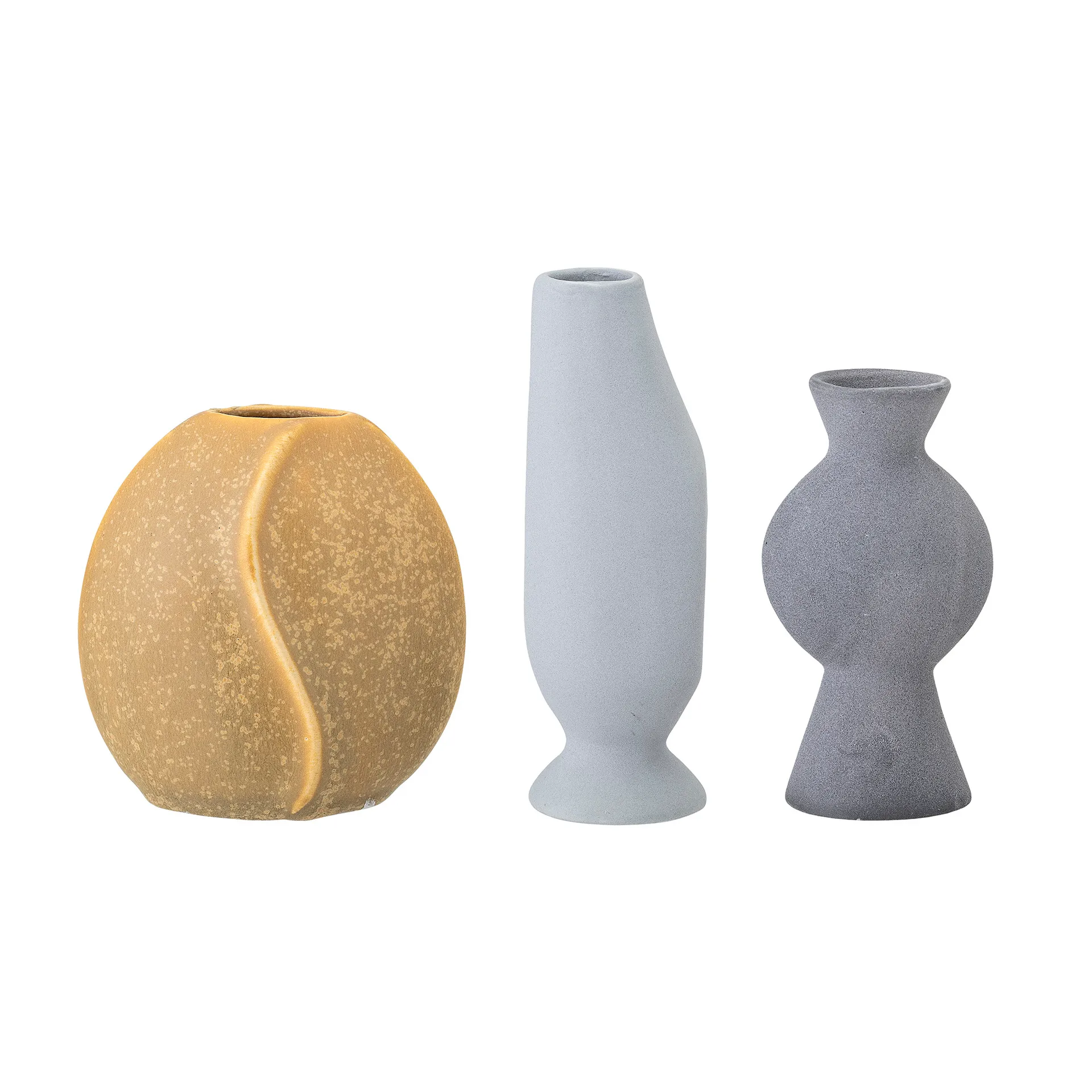 Vase Bloomingville grès Lot de 3, Multi Bloomingville