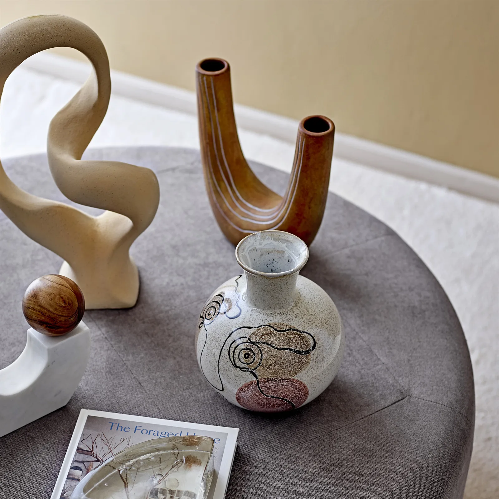 Vase Bloomingville terre cuite 26 cm, Marron Bloomingville