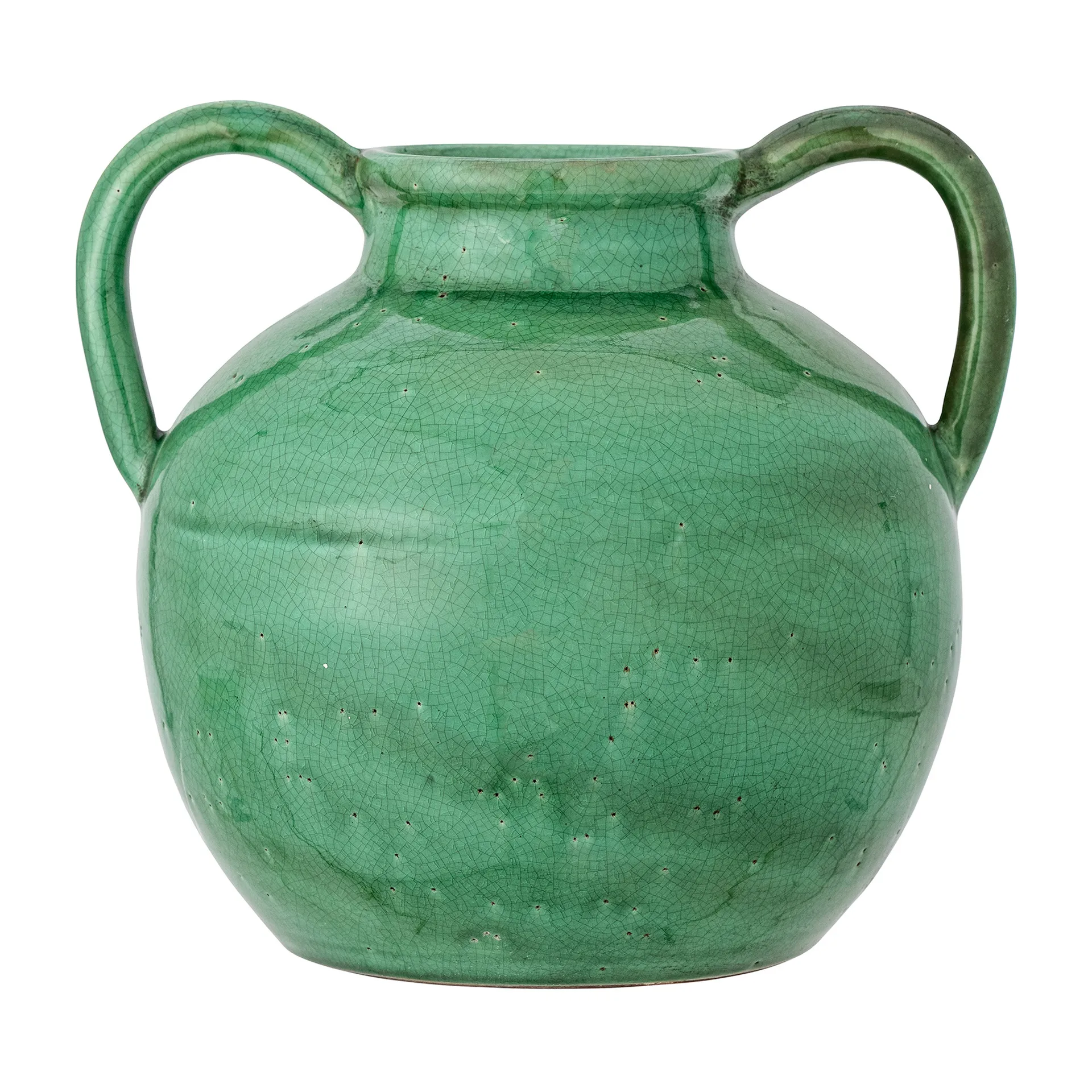 Vase Cham Deco 25,5 cm, Terre cuite verte Bloomingville