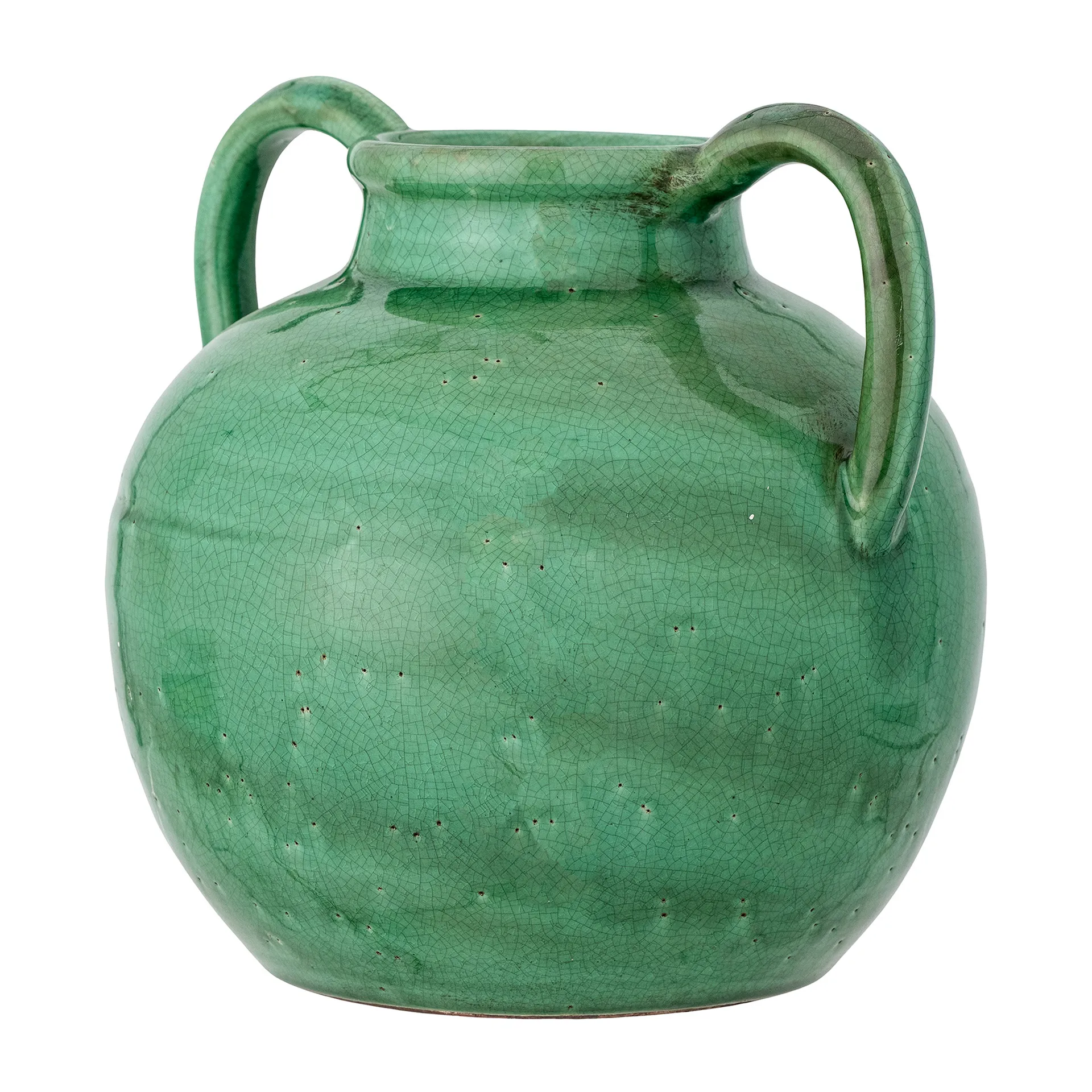Vase Cham Deco 25,5 cm, Terre cuite verte Bloomingville