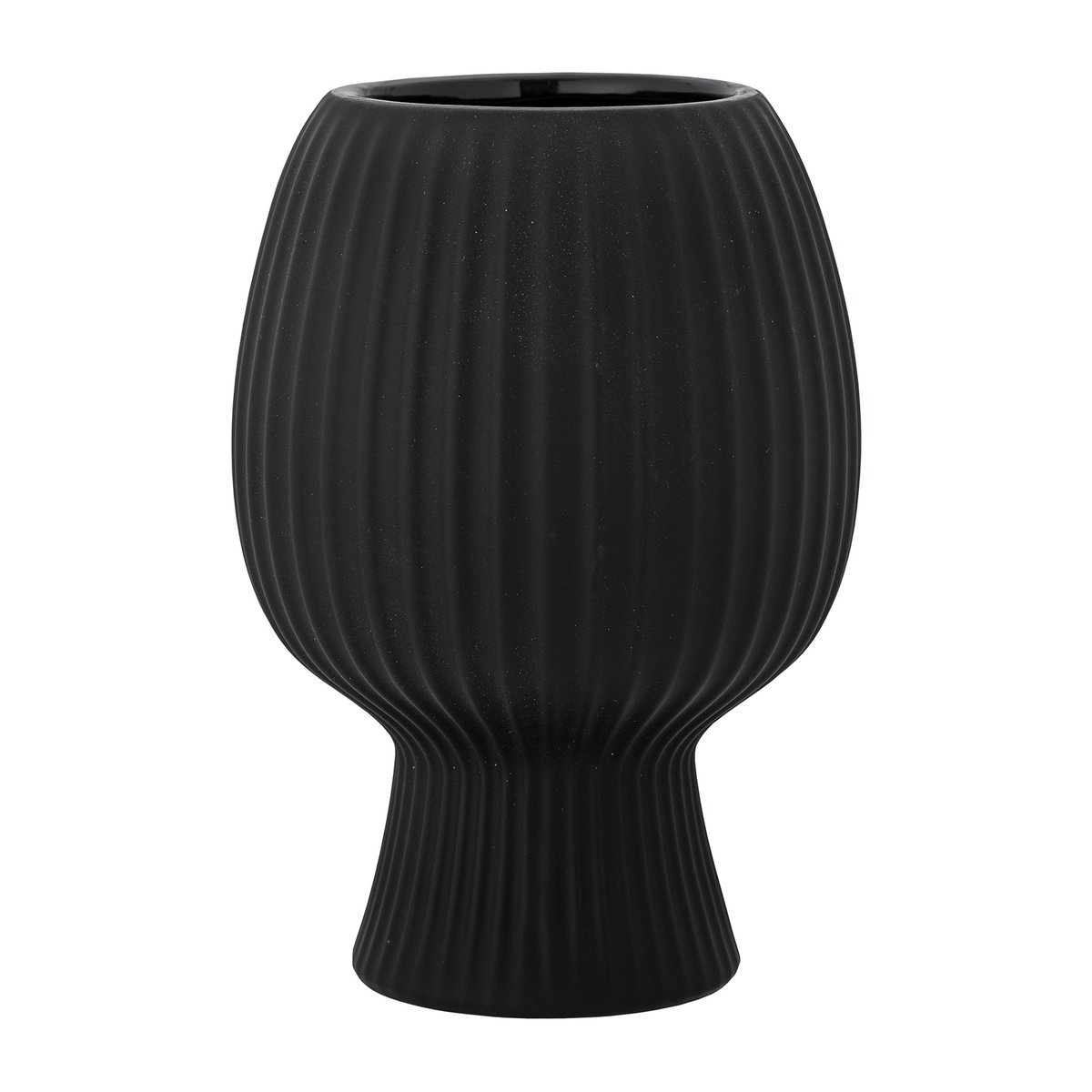 Bloomingville Vase Dagny 21,5 cm Noir | Design Scandinave | Vases | Noir