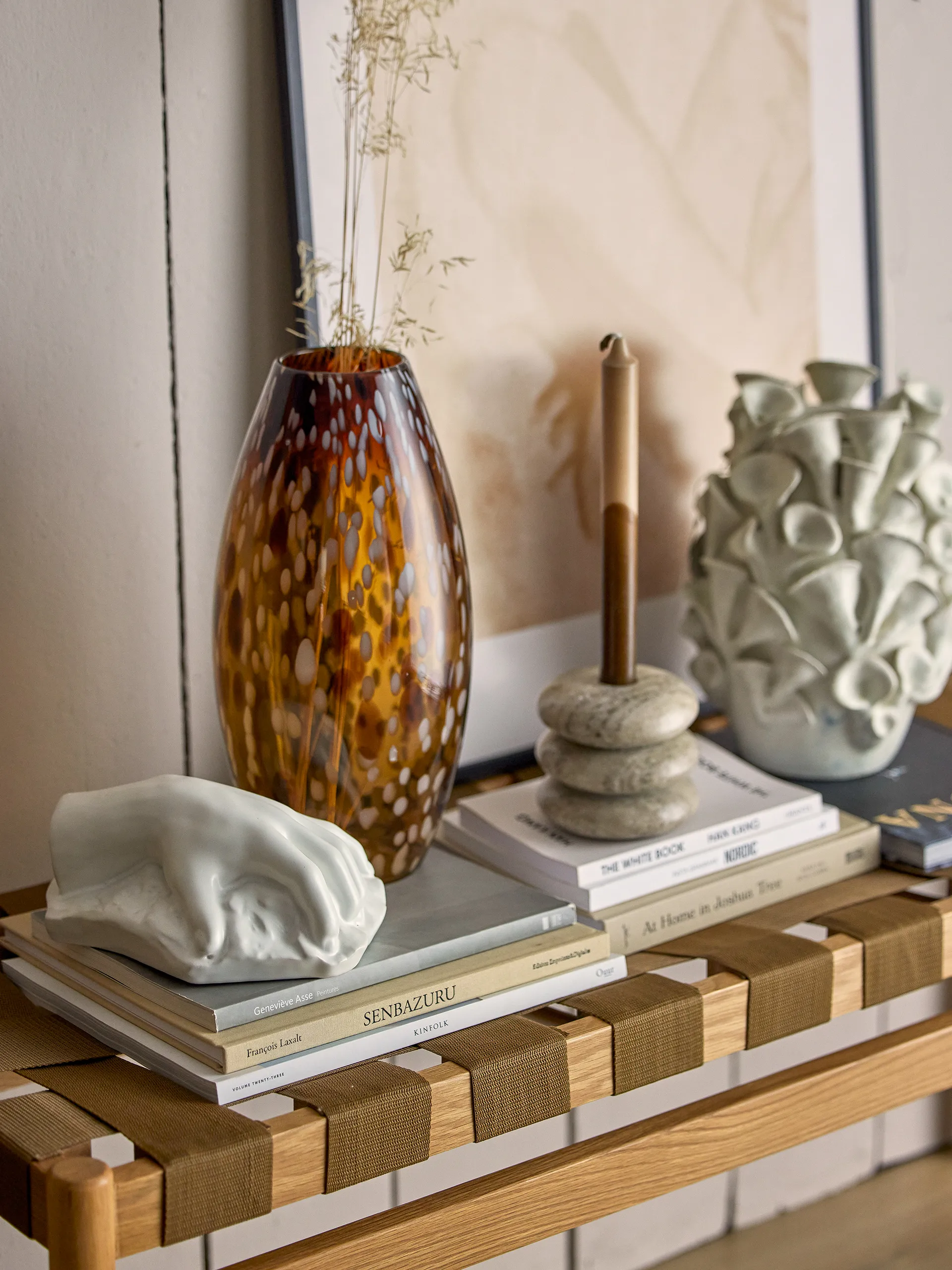 Vase Daraz 32 cm, Marron Bloomingville