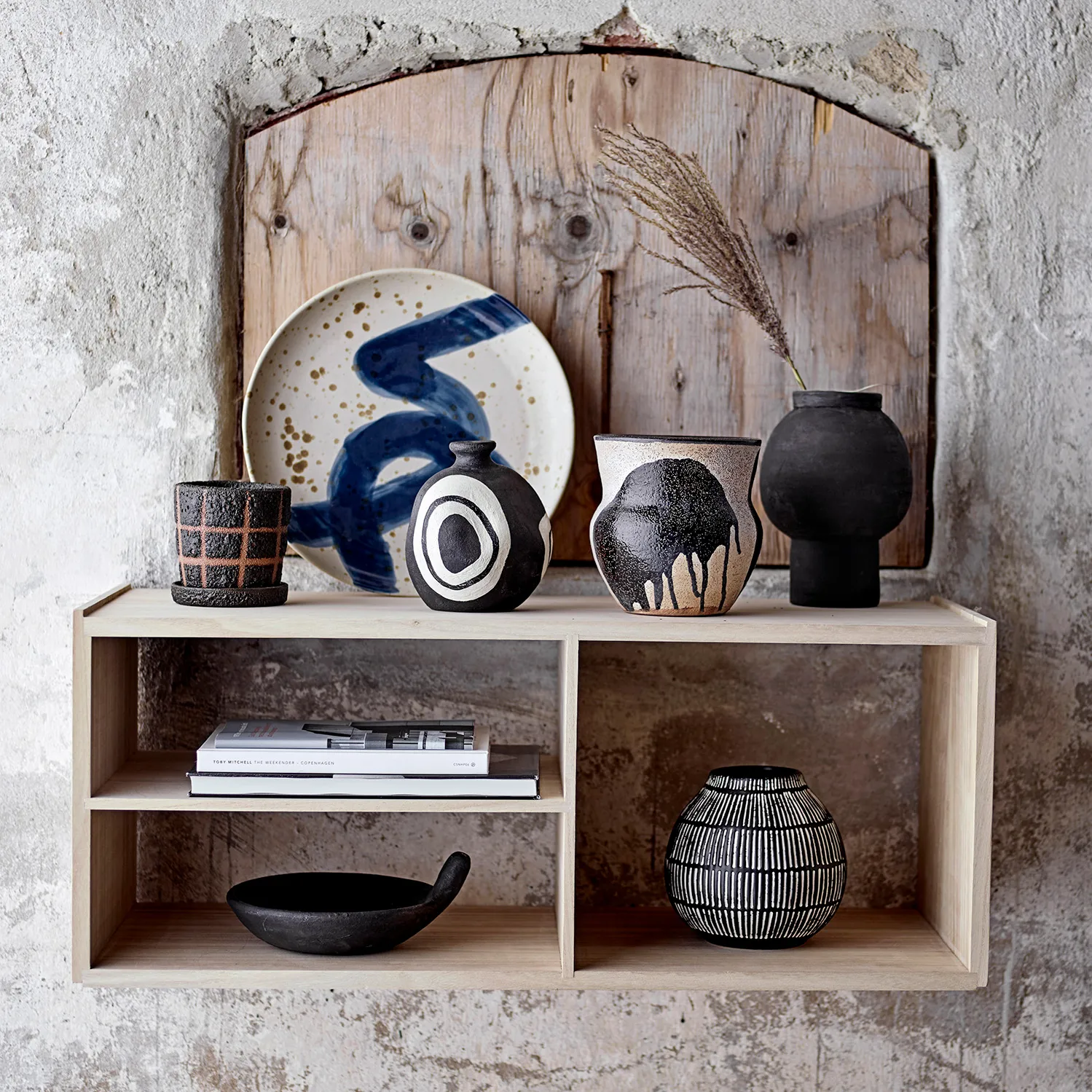 Vase Elveda 14,5 cm, Noir Bloomingville