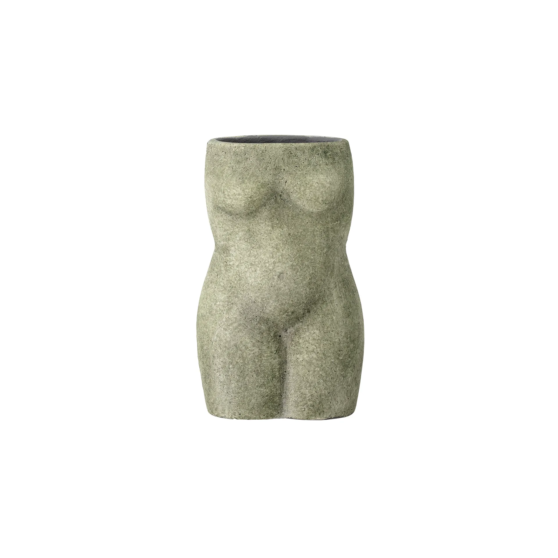 Vase Emeli Deco terre cuite 16 cm, Vert Bloomingville