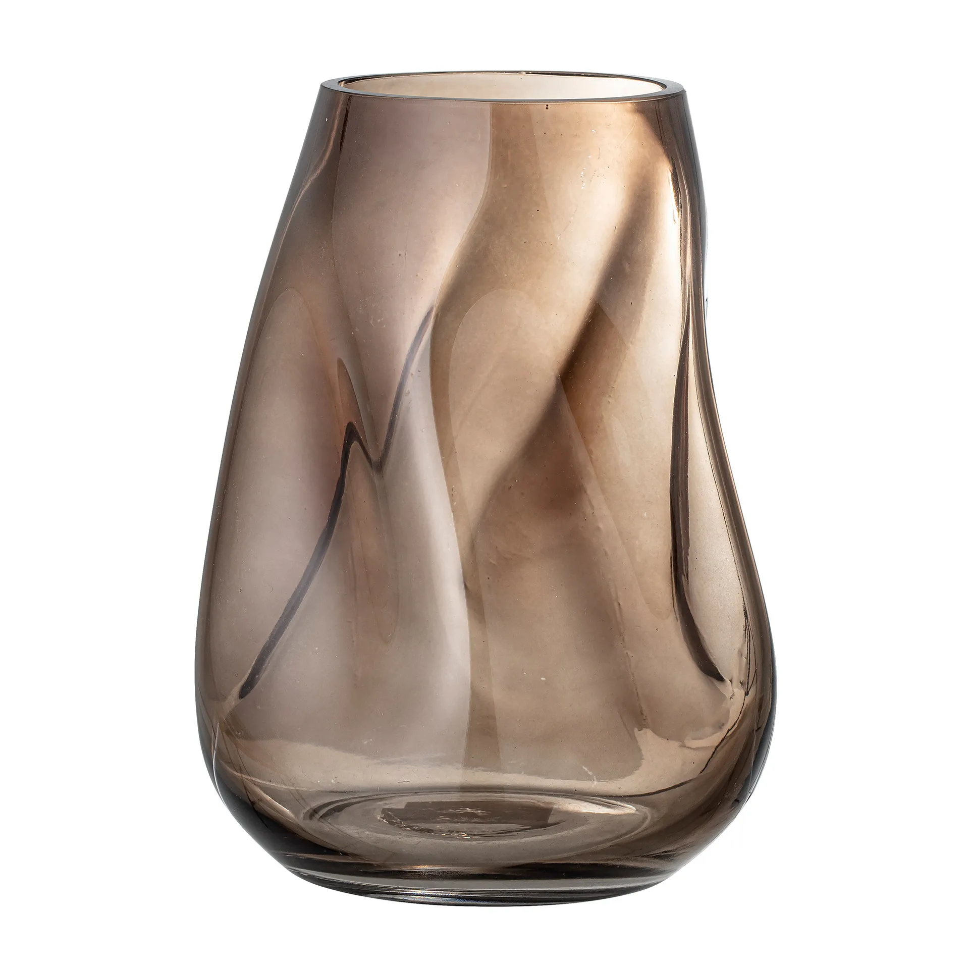 Vase en verre Bloomingville 26 cm, Marron Bloomingville