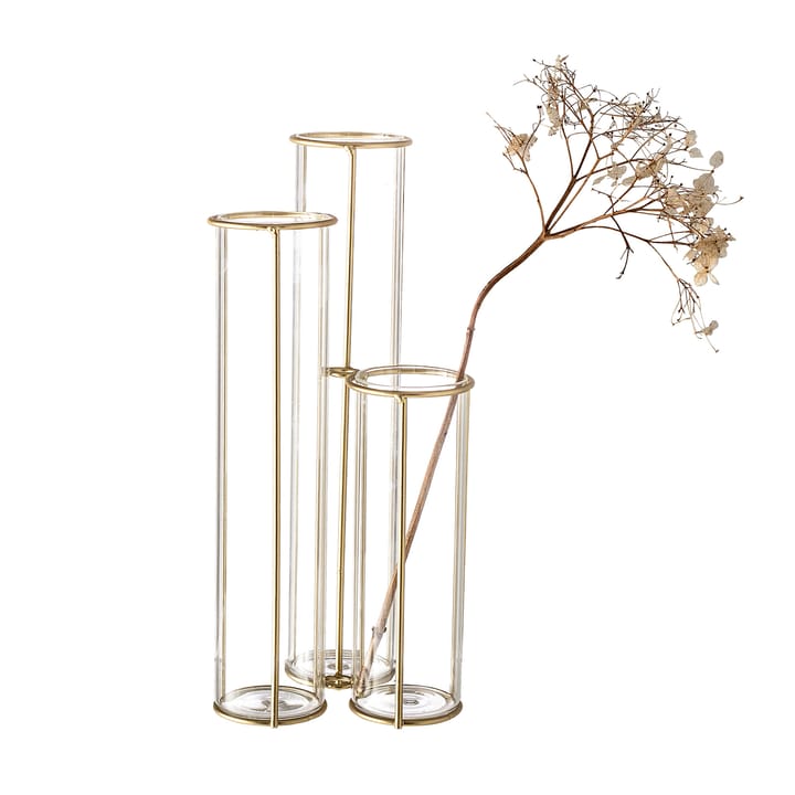 Vase en verre fer Bloomingville 25 cm - Transparent - Bloomingville