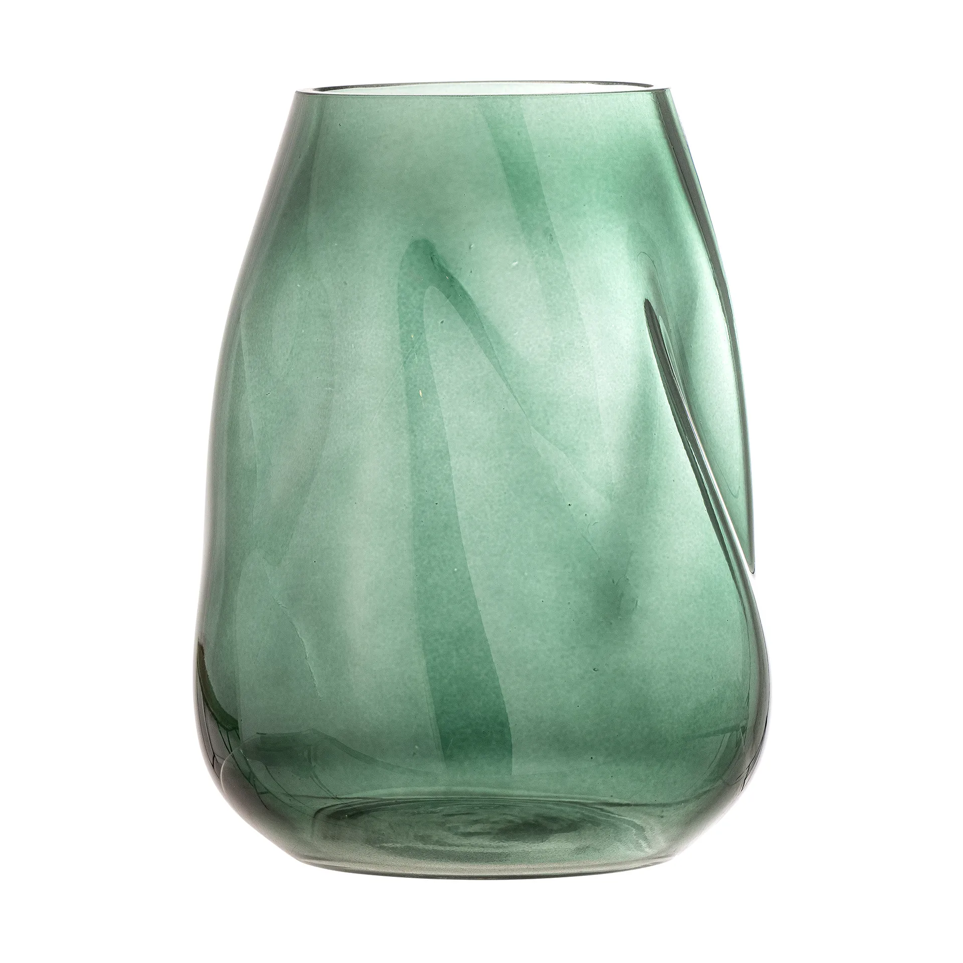 Vase en verre Ingolf 26 cm, Vert Bloomingville