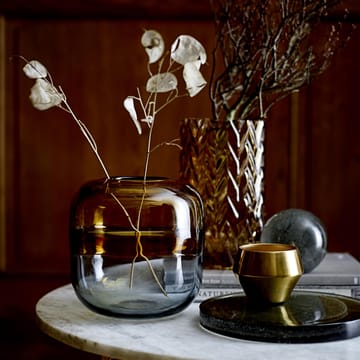 Vase en verre marron Bloomingville - 16 cm - Bloomingville