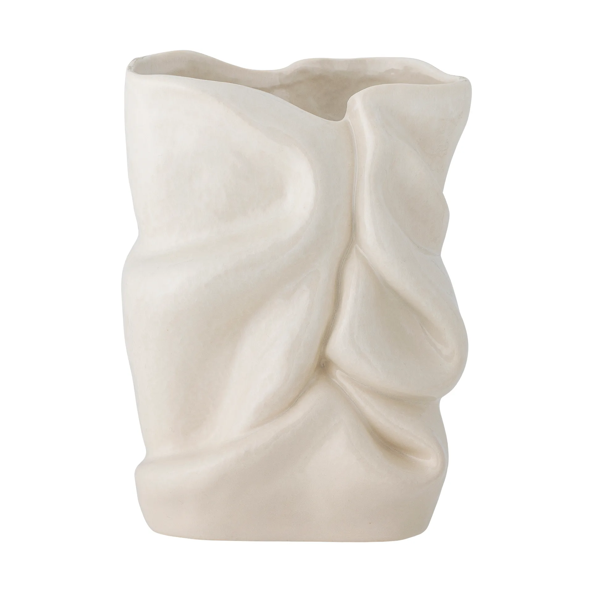 Vase Fabrice 21,5 cm, Blanc Bloomingville