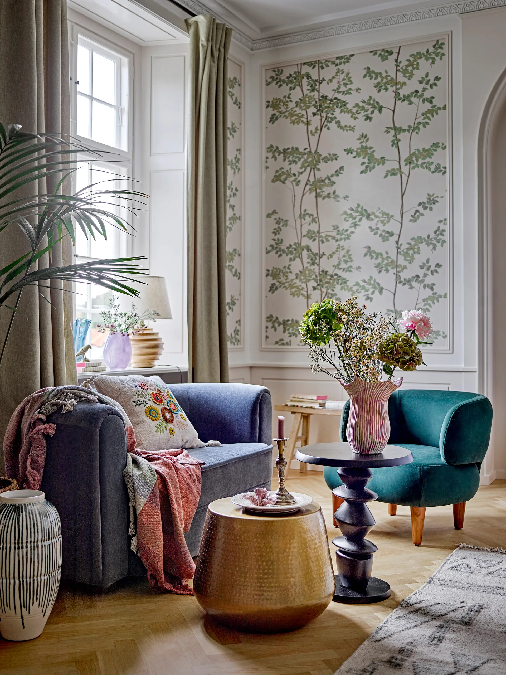 Vase Floral 29 cm, Rose Bloomingville