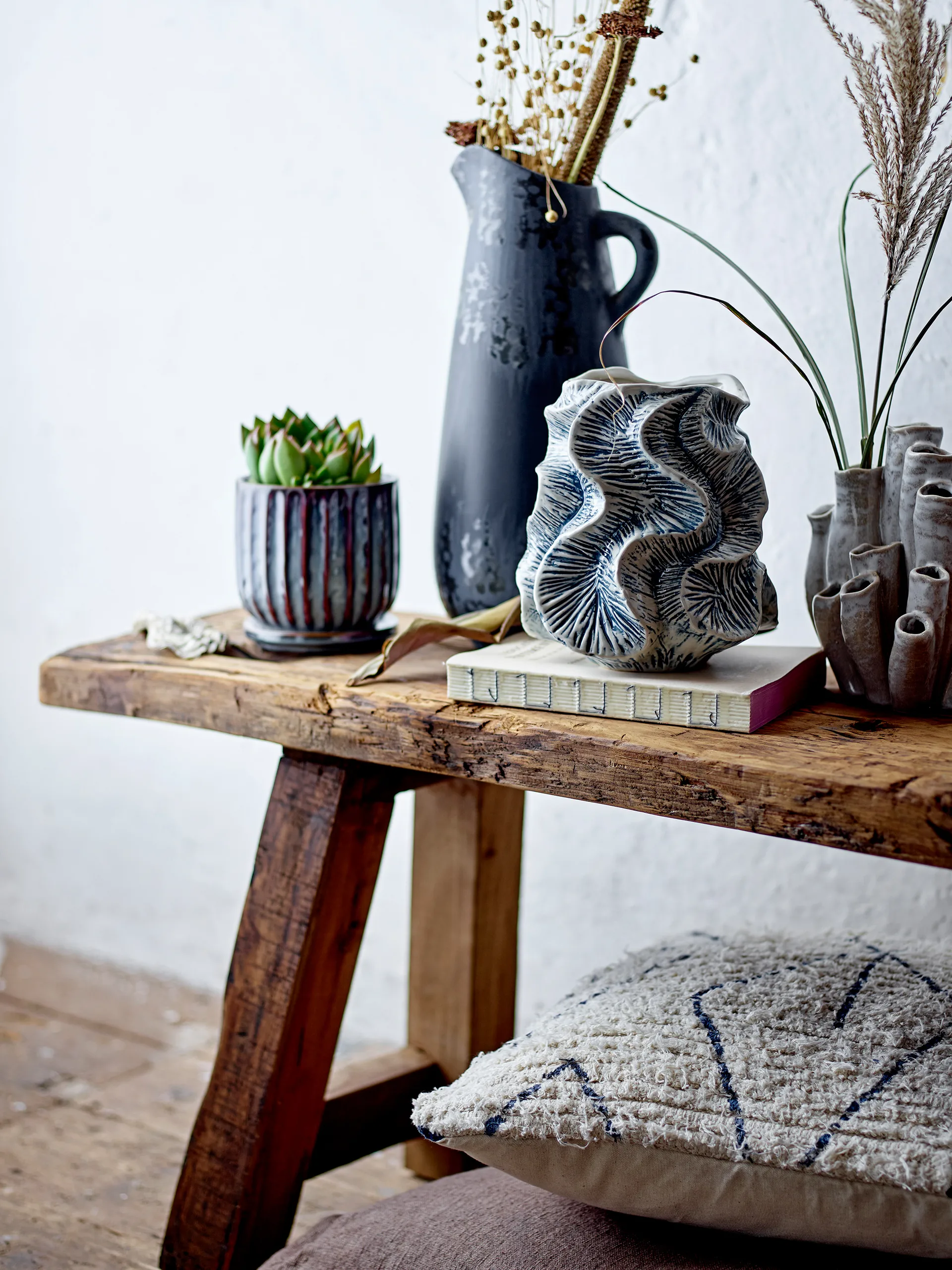 Vase Guxi 19,5 cm, Bleu Bloomingville