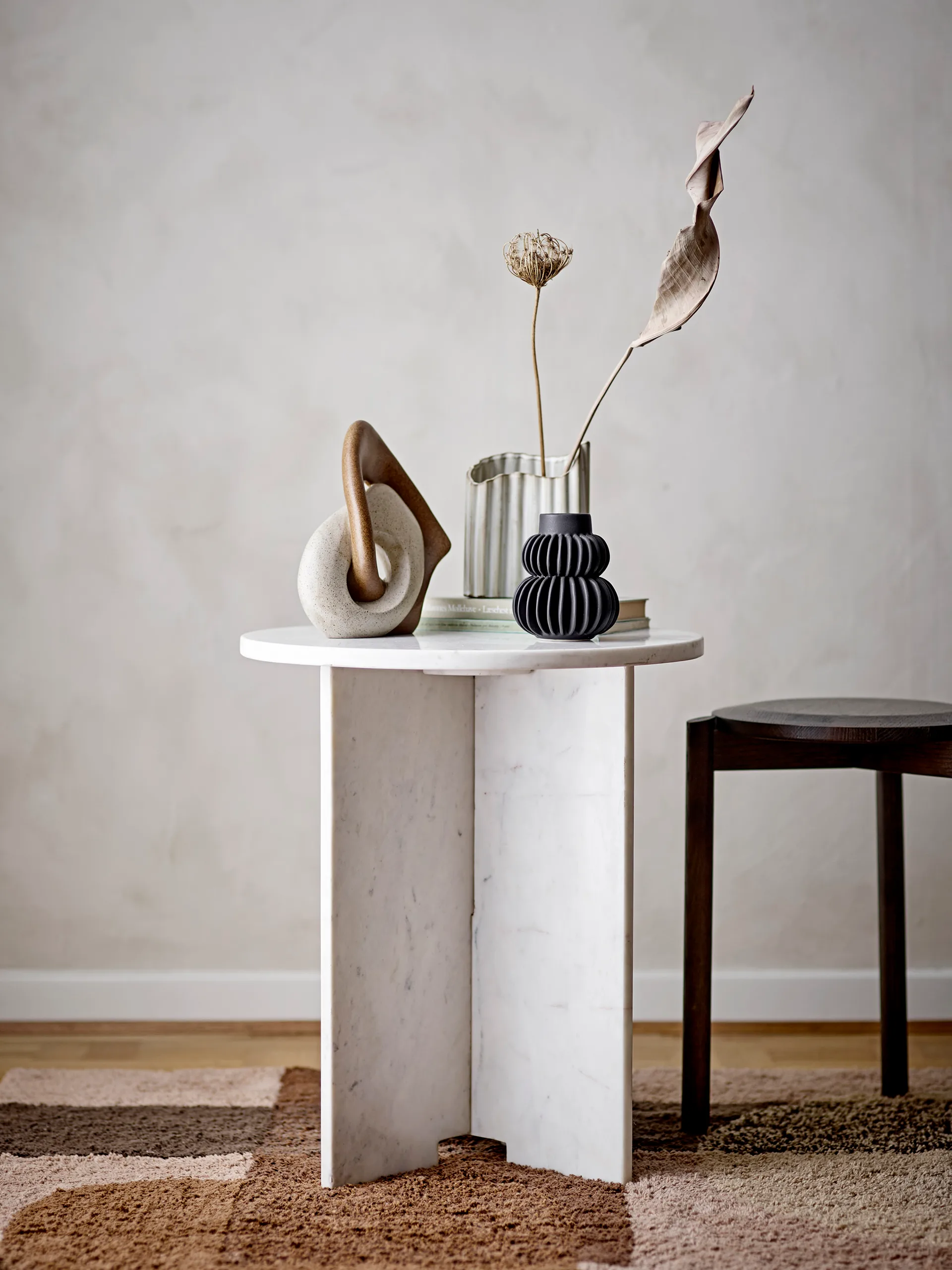 Vase Henaj 2 pièces, Marron-beige Bloomingville