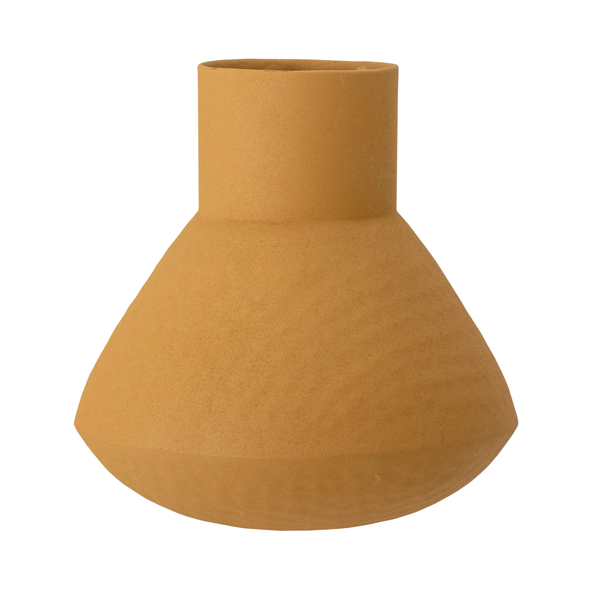Vase Isira métal 20,5 cm, Jaune Bloomingville