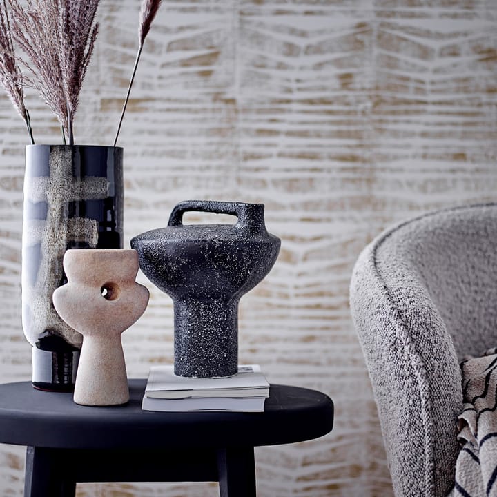 Vase Lori terre cuite 19,5 cm - Noir - Bloomingville