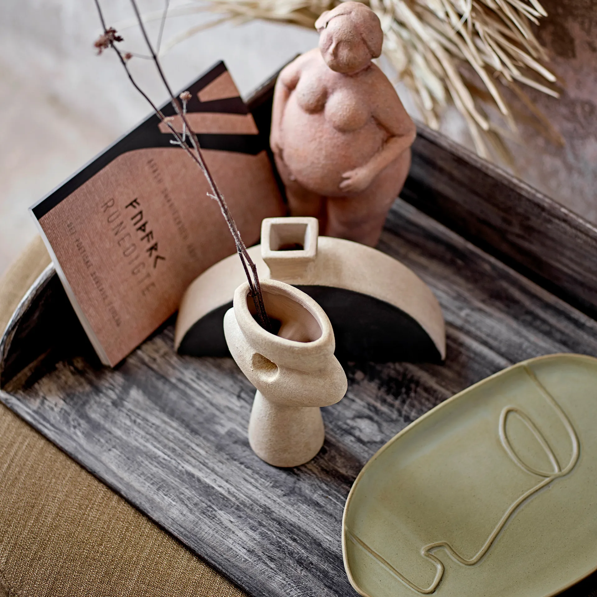 Vase Ngoie 17 cm, Nature Bloomingville