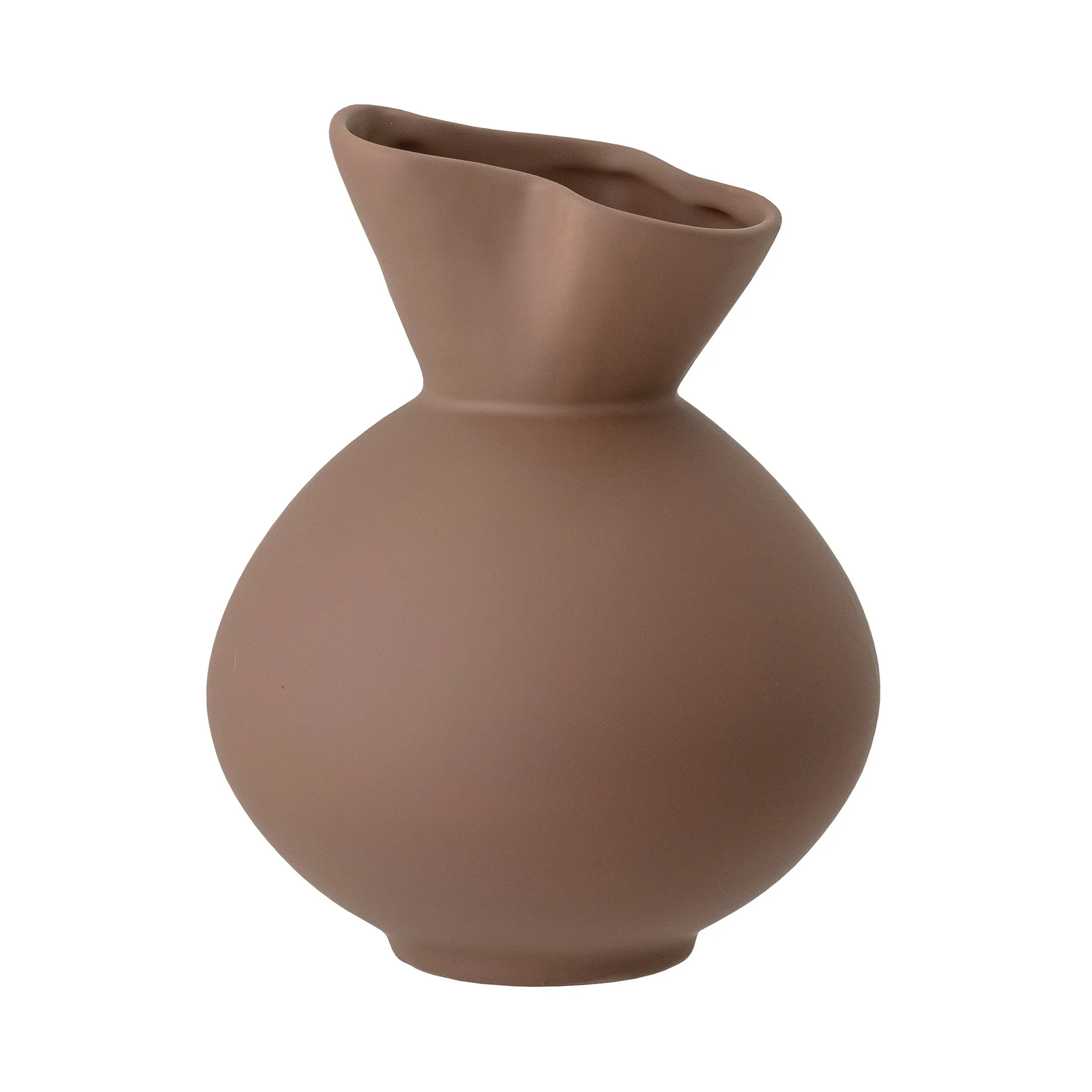 Vase Nica 20 cm, Marron Bloomingville