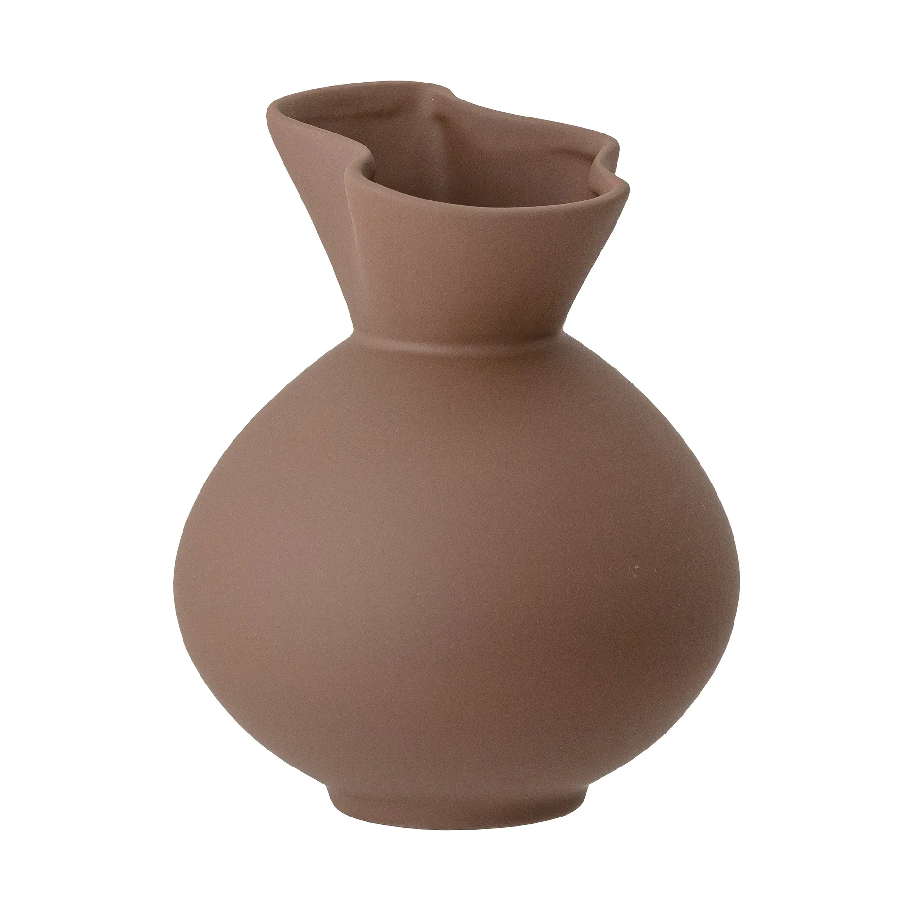 Vase Nica 20 cm, Marron Bloomingville
