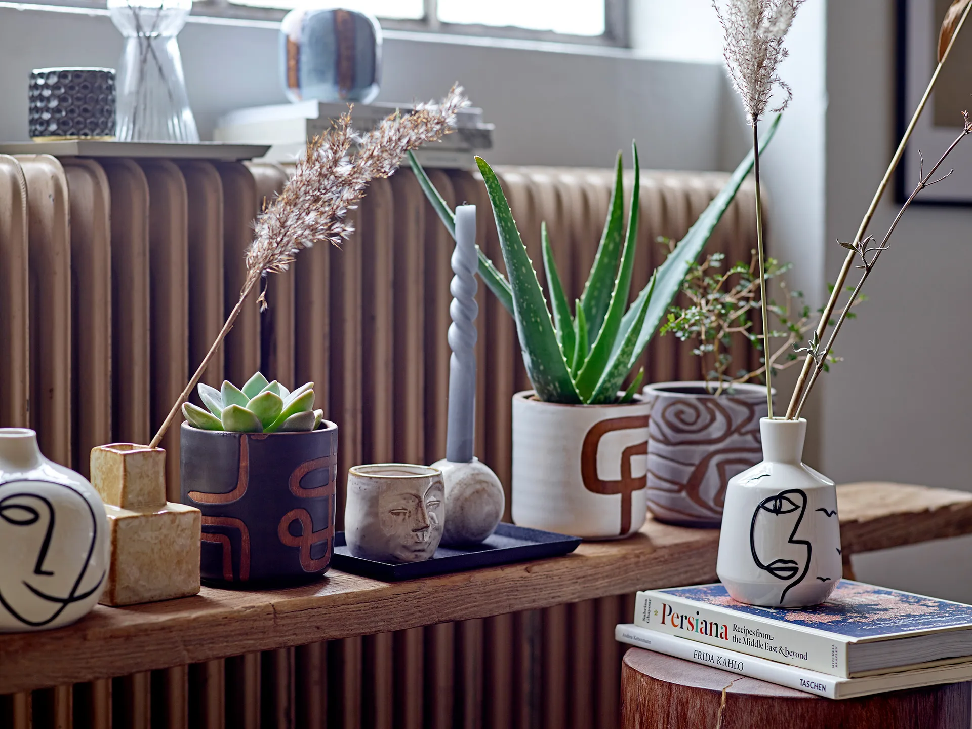 Vase Norma 15,5 cm, Blanc Bloomingville