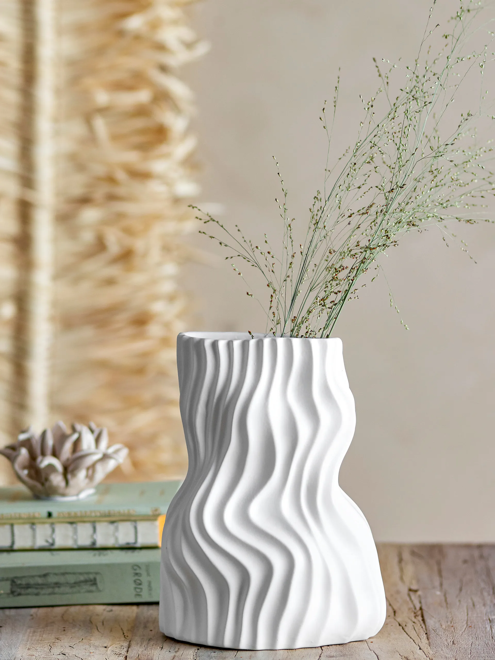 Vase Sahal 25,5 cm, White Bloomingville