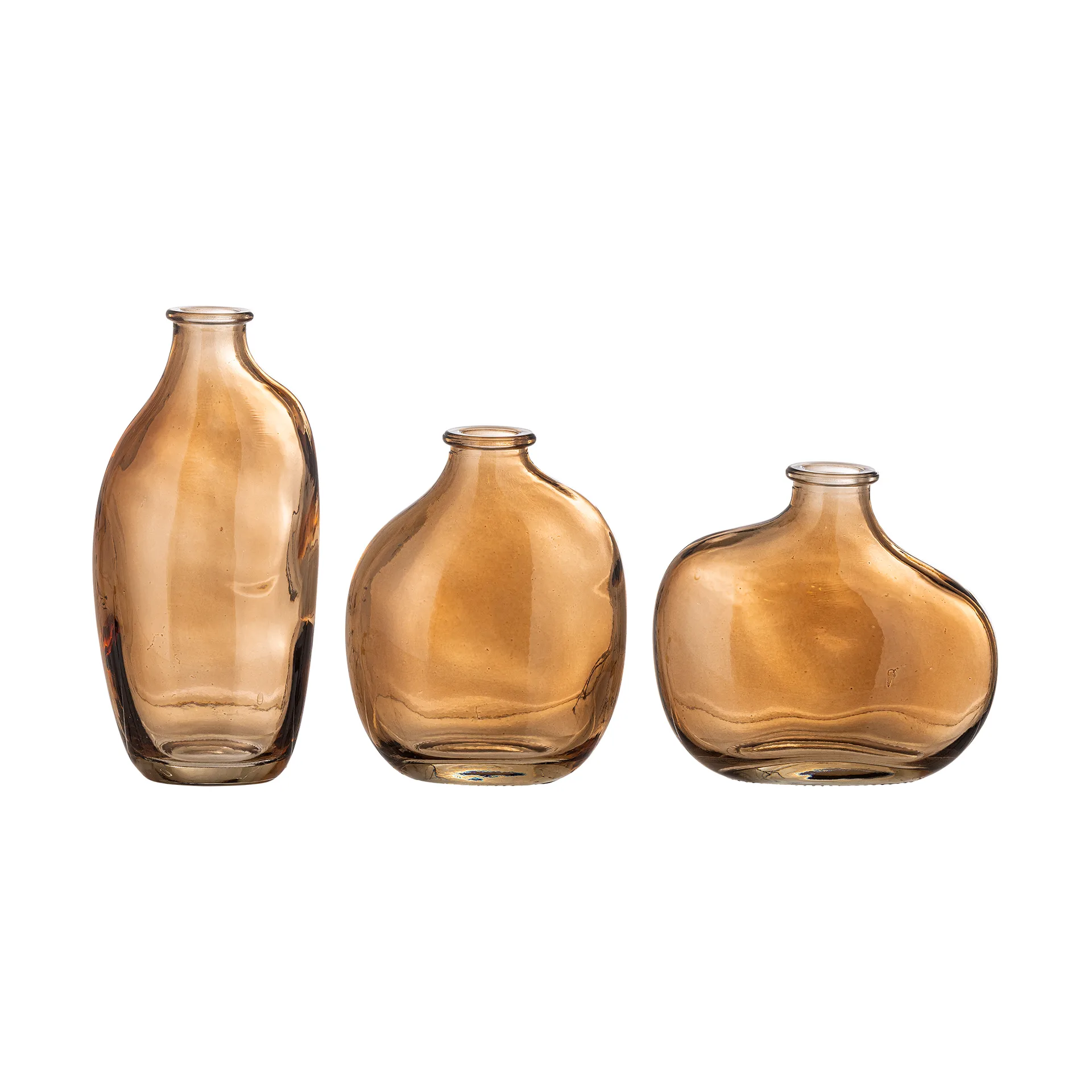 Vase Tilia Lot de 3 pièces, Marron Bloomingville