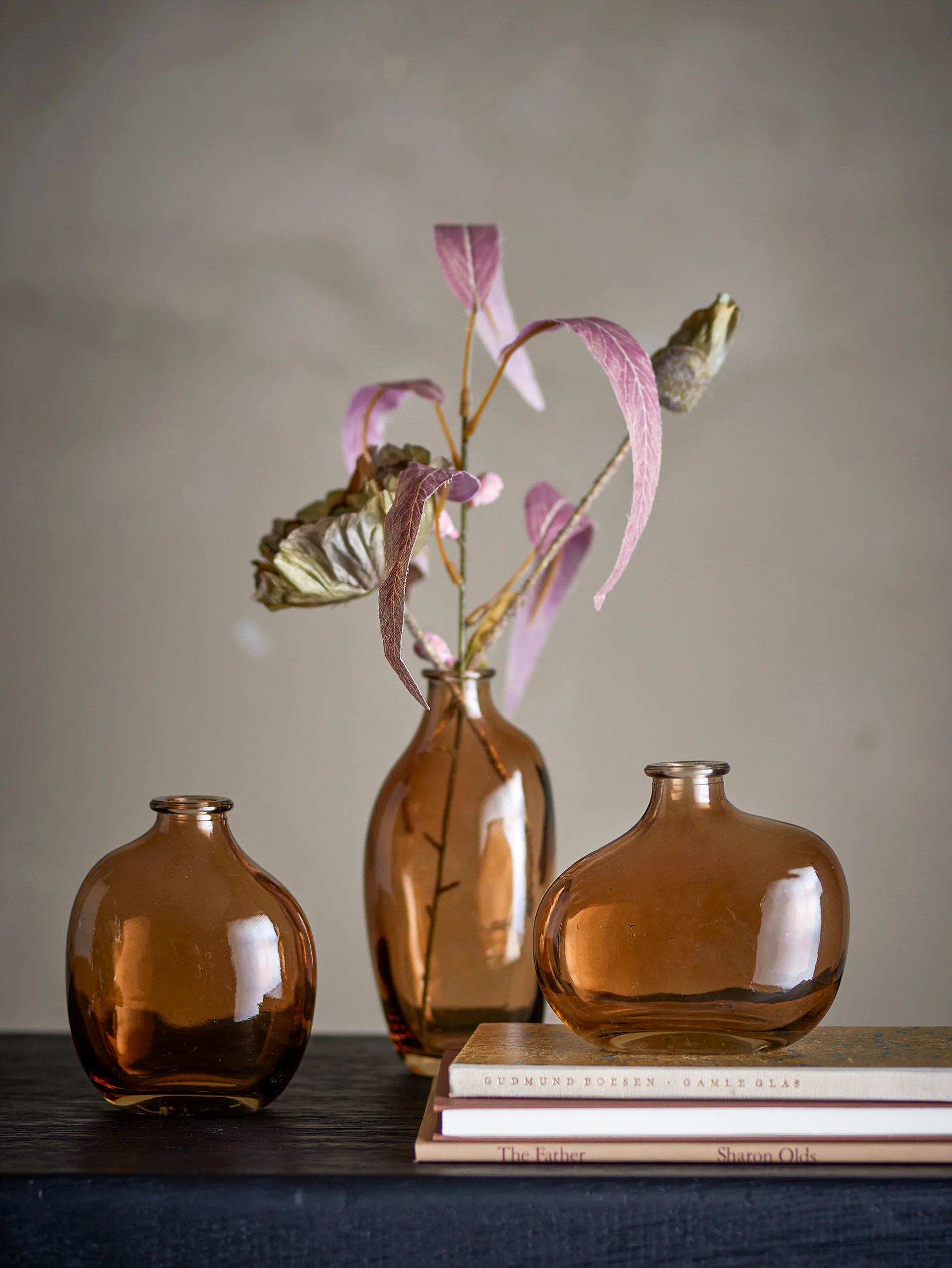 Vase Tilia Lot de 3 pièces, Marron Bloomingville