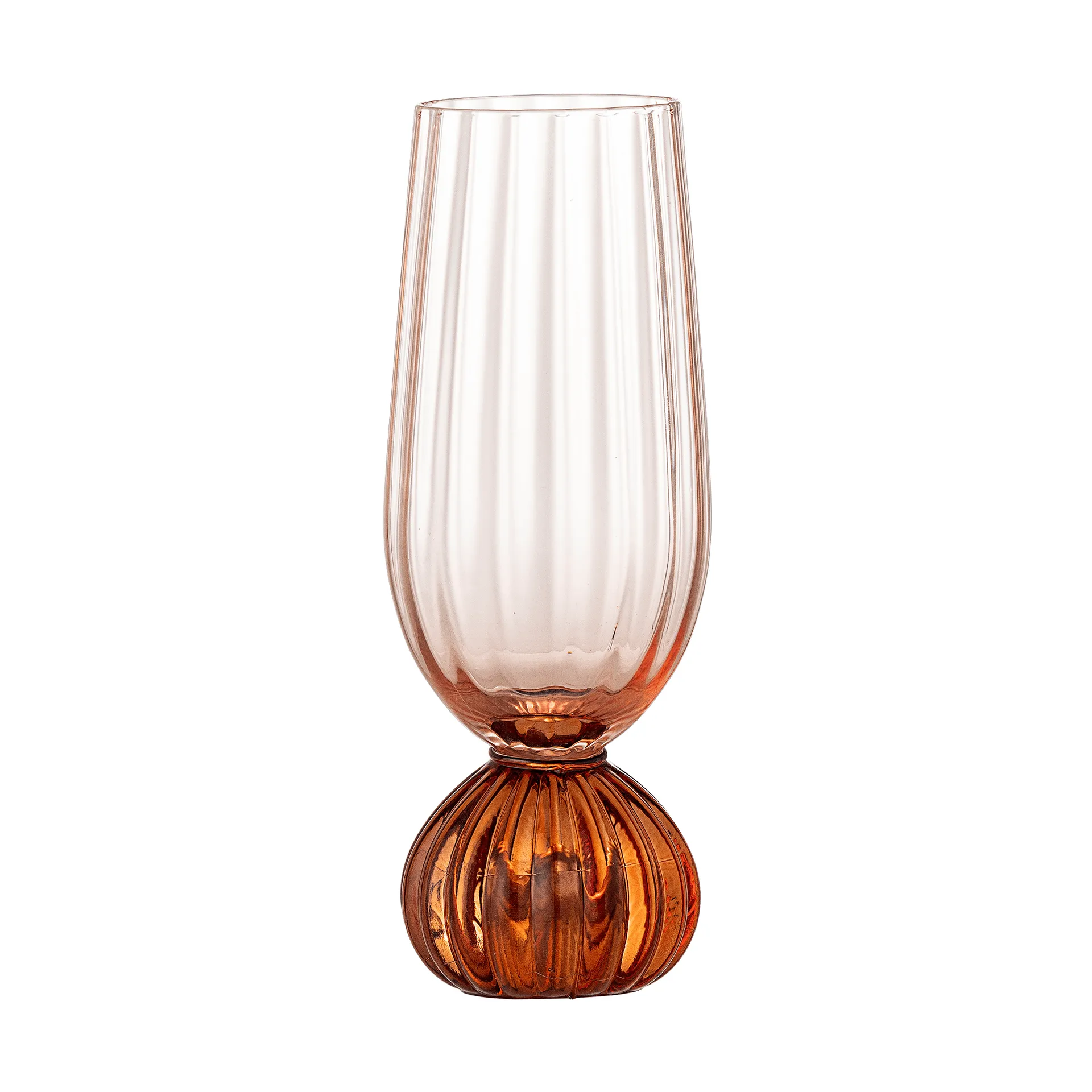 Verre à champagne Taurin 25 cl, Rose Bloomingville