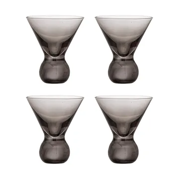 Verre à cocktail Corliss, lot de 4 - Gris - Bloomingville