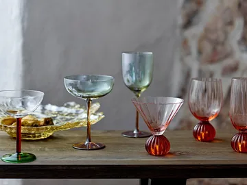 Verre à cocktail Taurin 30 cl - Rose - Bloomingville