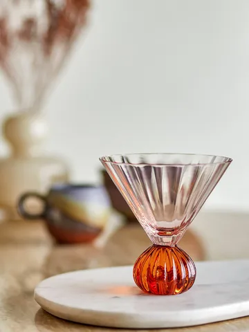Verre à cocktail Taurin 30 cl - Rose - Bloomingville