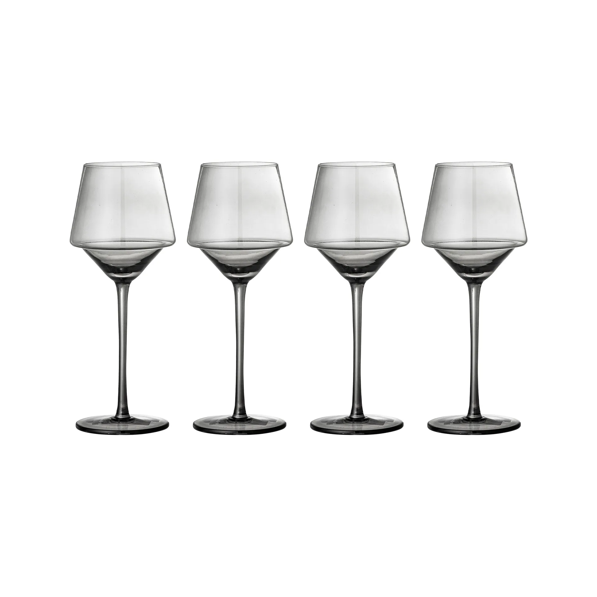 Verre à vin 33 Yvette cl Lot de 4, Gris Bloomingville