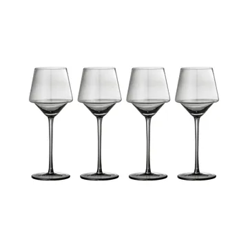 Verre à vin 33 Yvette cl Lot de 4 - Gris - Bloomingville