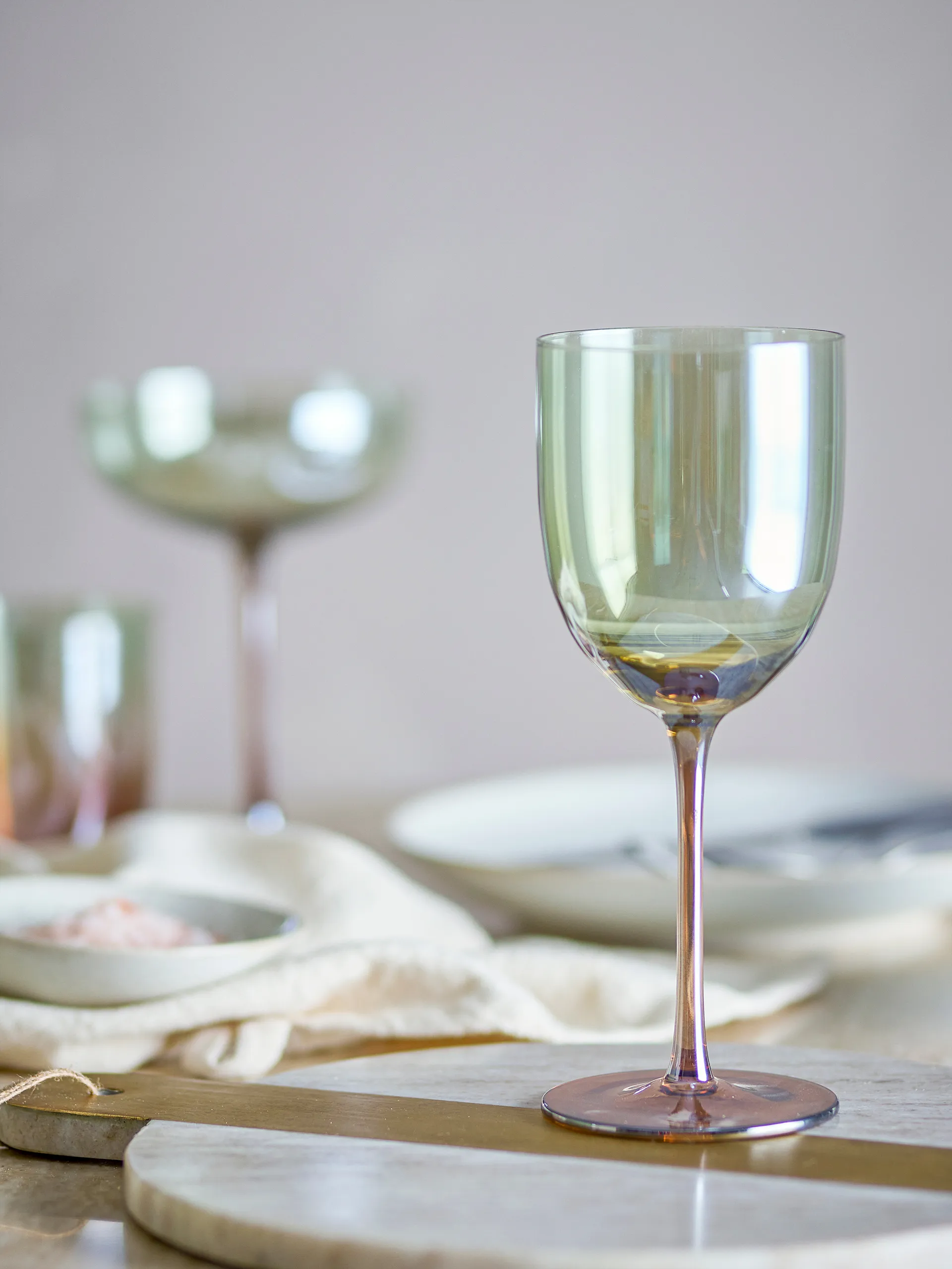 Verre à vin Aston, lot de 4, Bronze Bloomingville