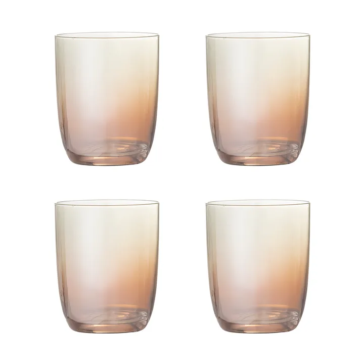 Verre Aston, lot de 4 - Bronze - Bloomingville