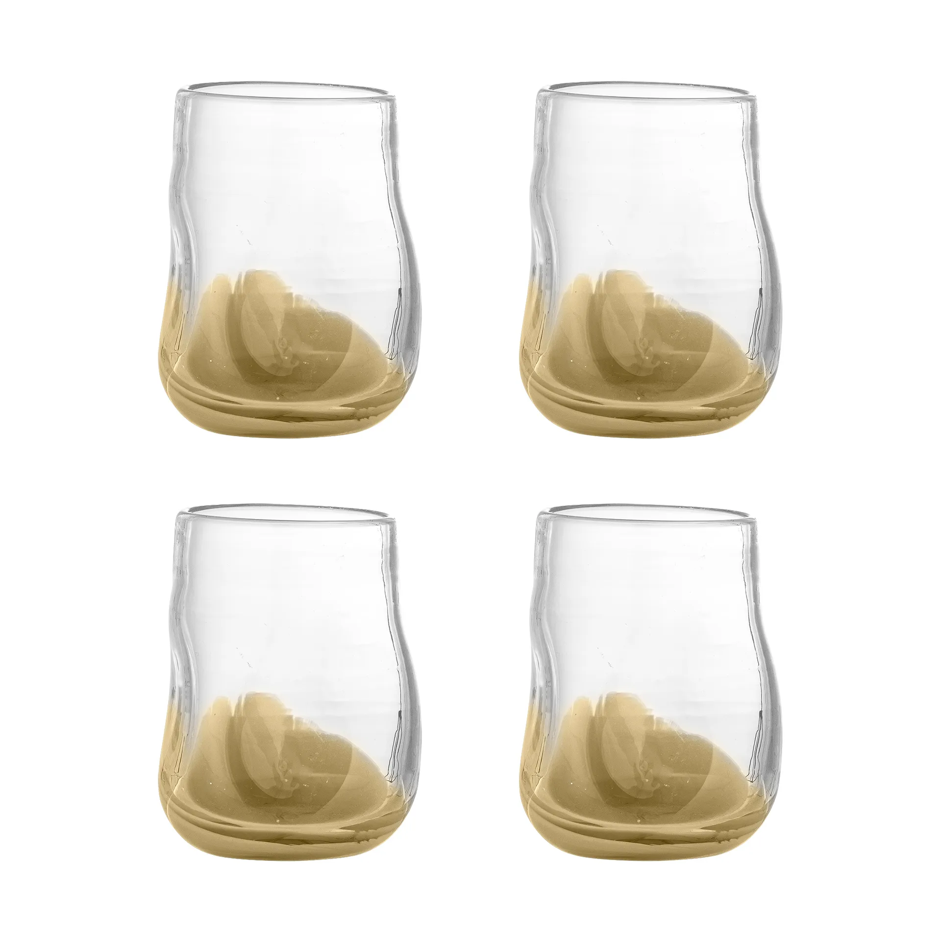 Verre Ballard, lot de 4, Naturel Bloomingville