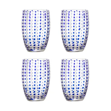 Verre Brinley, lot de 4 - Bleu - Bloomingville
