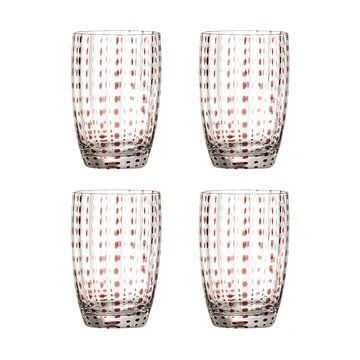 Verre Brinley, lot de 4 - Marron - Bloomingville