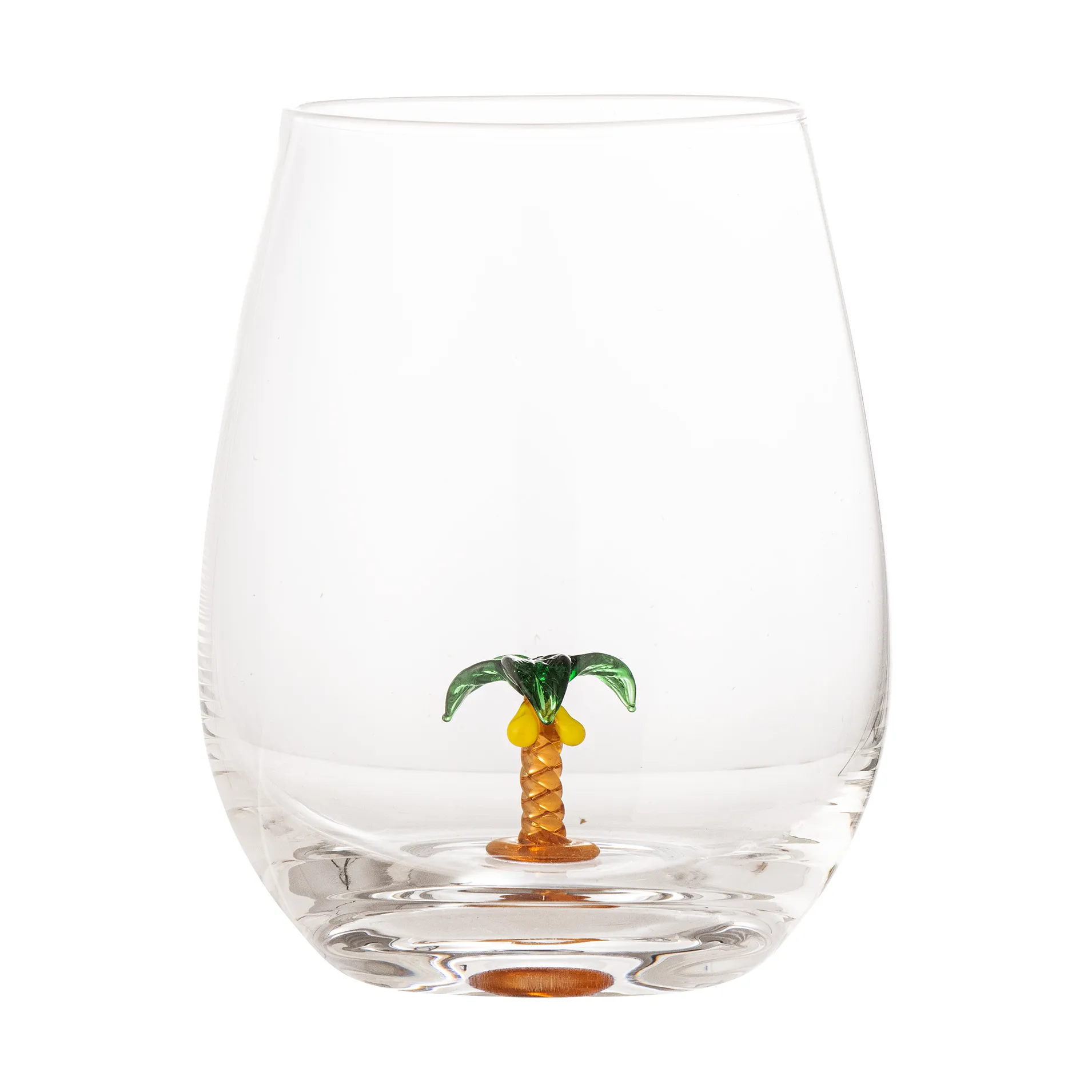 Verre Misa 56 cl, Clear-palm tree Bloomingville