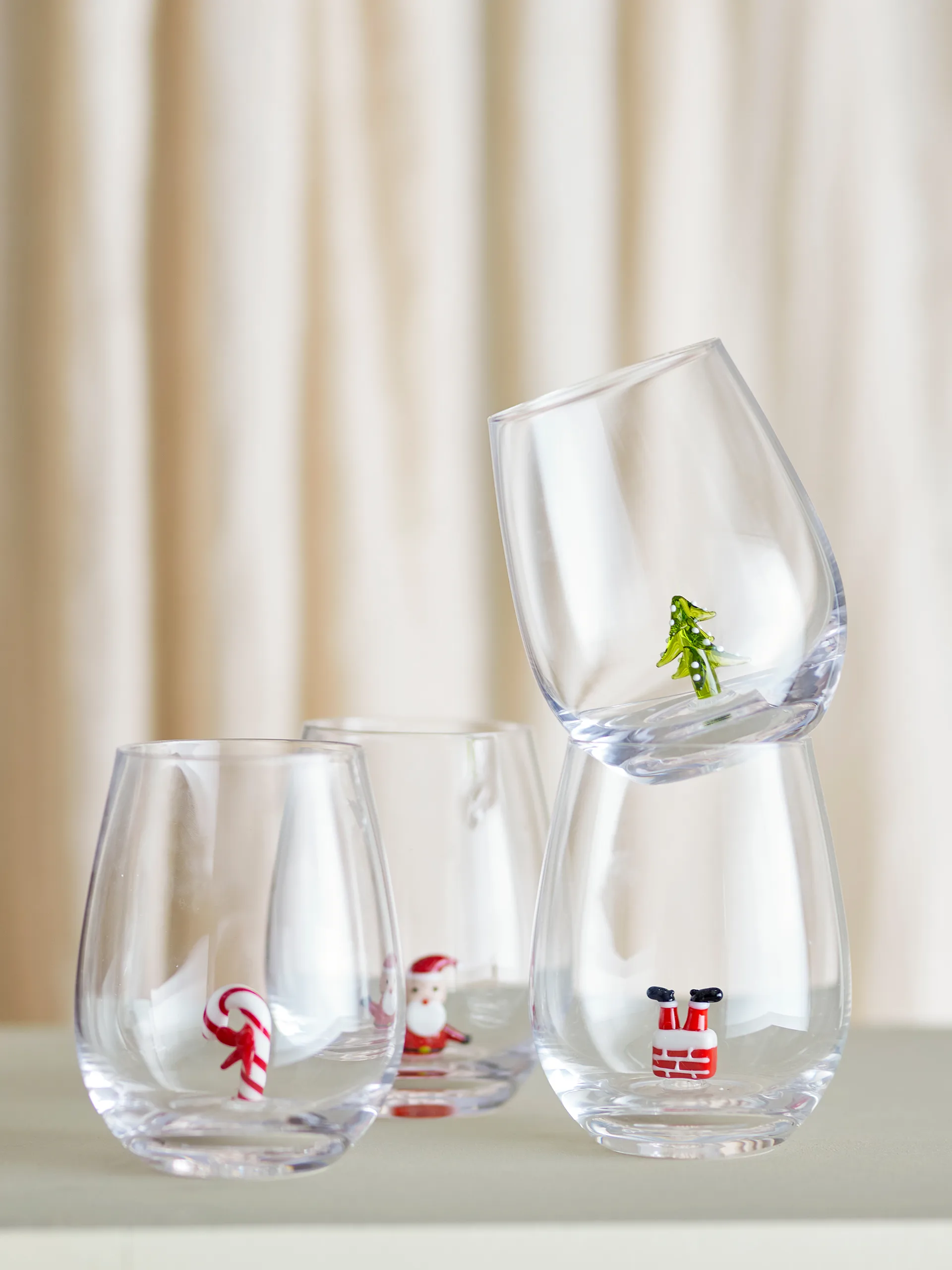 Verre Misa 56 cl Lot de 4, Noël Bloomingville